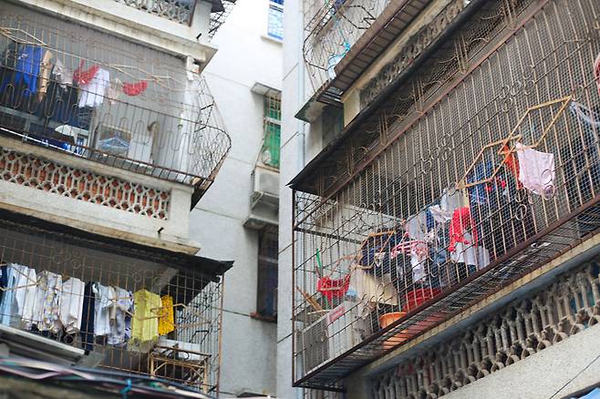 하이난 시내 골목, 평범한 일상이호기심을 불러일으킨다