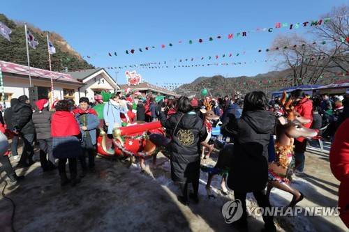 분천역 산타마을 [연합뉴스 자료사진]