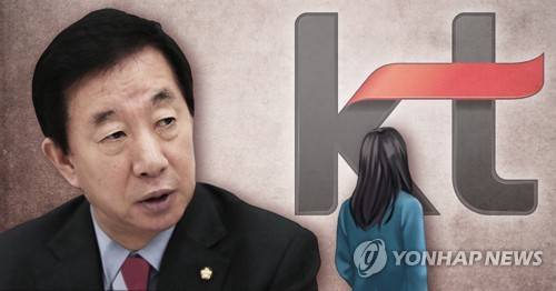 김성태 의원_자녀 KT 특별채용 의혹 (PG) [최자윤 제작] 사진합성·일러스트