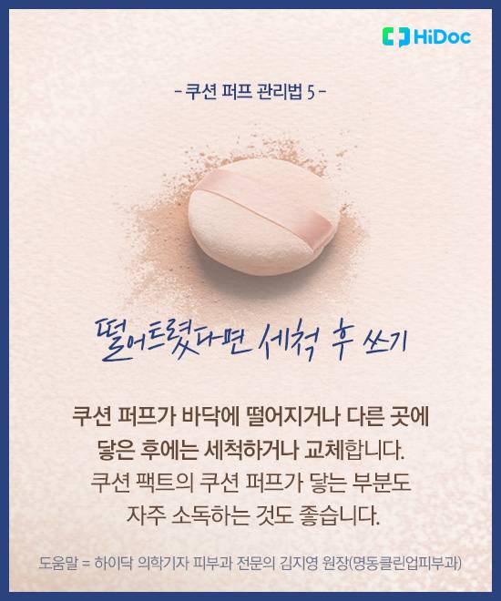 쿠션 퍼프 위생 11