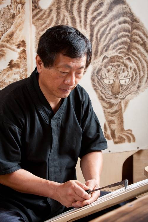 낙화장 보유자 김영조 씨 [문화재청 제공]