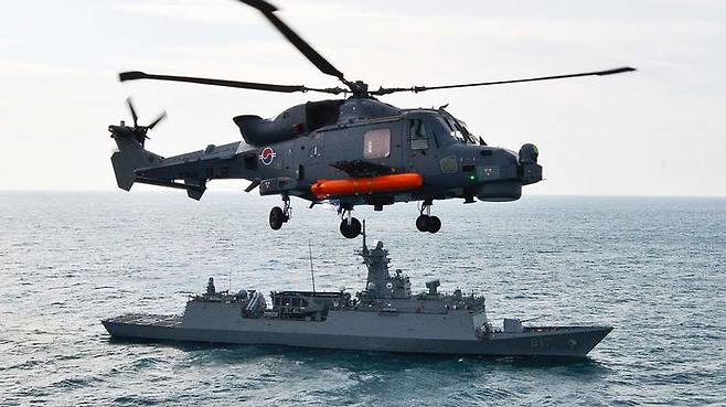 유럽 레오나르도의 해상작전 헬기 AW-159 '와일드캣'