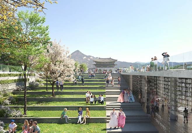서울 광화문광장 재탄생 프로젝트 공모 당선작. /사진=서울시