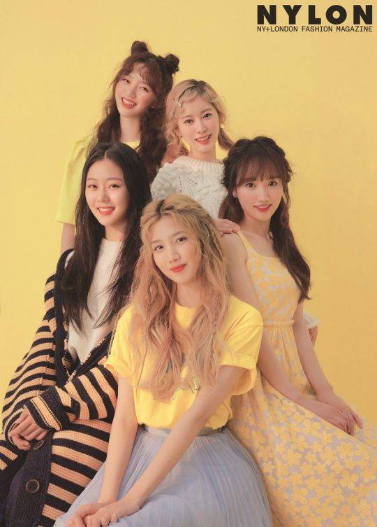 그룹 체리블렛 코코로(11시 방향부터 시계 방향) 보라 해윤 유주 채린 / 사진제공=나일론