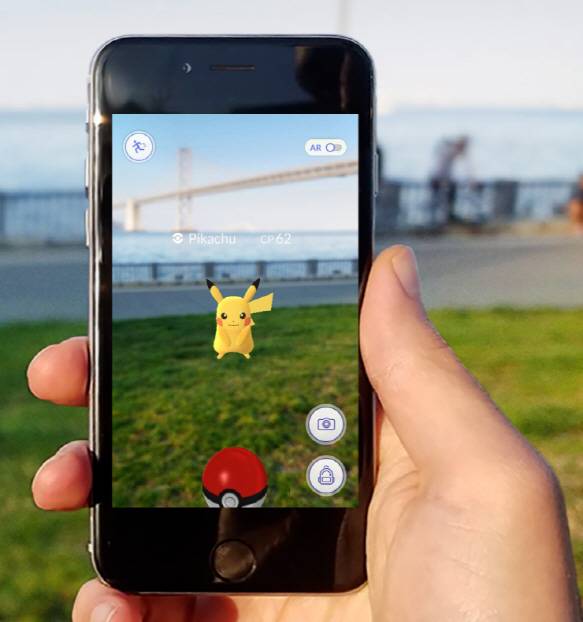 포켓몬GO의 게임 장면(출처=나이언틱 공식 홈페이지)