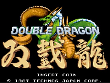 (무작정 멋있어 보이기만 했던 '더블드래곤' 타이틀 화면)
