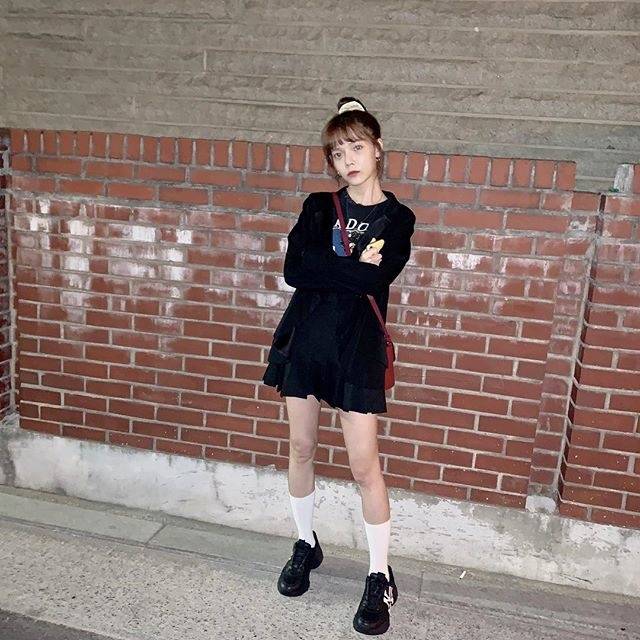 ▲ AOA 지민이 건강에 이상이 없다고 밝혔다. 출처|지민 인스타그램