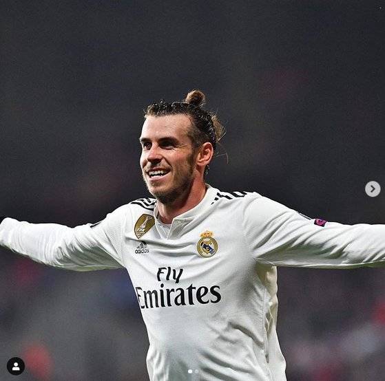 치고 달리기 달인이라 불리는 레알 마드리드 공격수 가레스 베일. [베일 인스타그램]