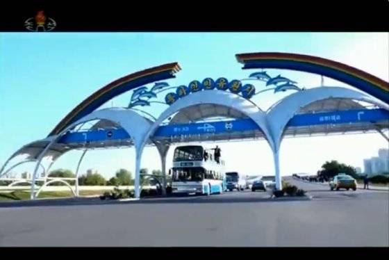 38노스의 마틴 윌리엄스 기자가 트위터에 공개한 북한 관련 동영상. [트위터 캡처]