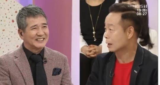 (왼쪽부터)개그맨 최병서, 김학래/사진=KBS 1TV '아침마당' 방송 화면 캡처