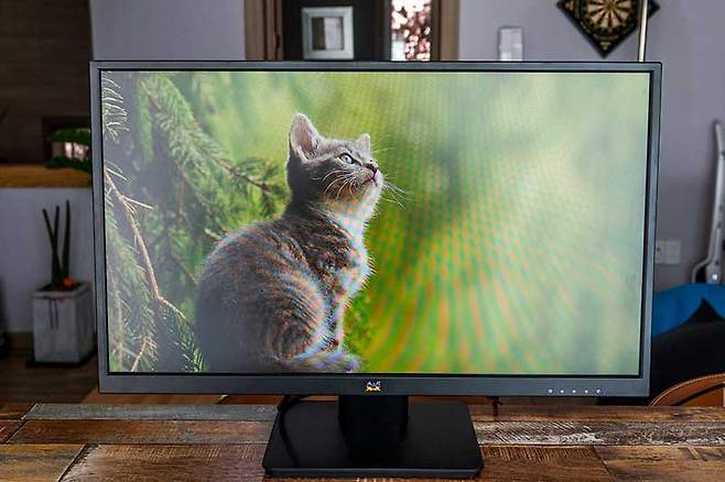 빠른 셔터 속도로 촬영해도 플리커 현상이 나타나지 않는 VA2410