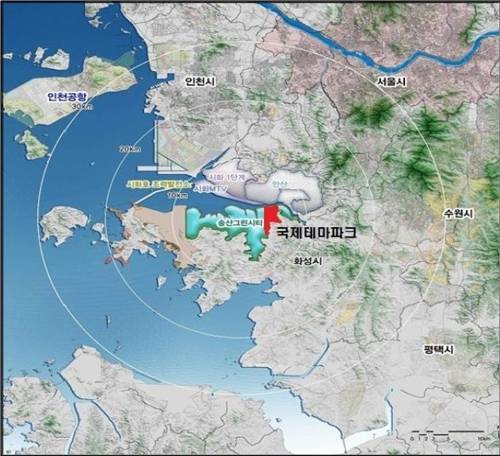 화성 국제테마파크 위치도 [경기도 제공]