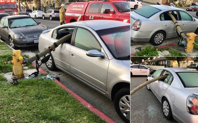 소화전 옆 주차? 파손 각오해야…美 소방당국 트윗 화제