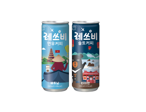 롯데칠성음료 캔커피 레쓰비 신제품 2종. /롯데칠성음료 제공