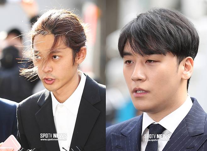 ▲ 정준영(왼쪽)과 승리. 곽혜미 기자 khm@spotvnews.co.kr