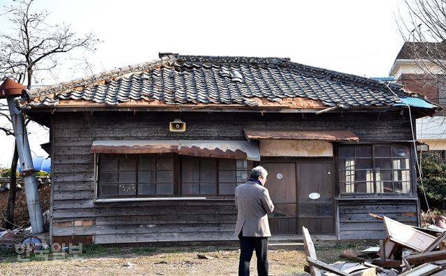 나주정미소 사무실 건물. 나주시에서 도시재생사업으로 복원을 계획하고 있다.