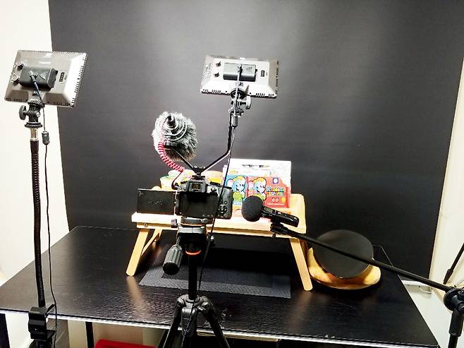 유튜브 영상 스튜디오. /사진제공=강정훈