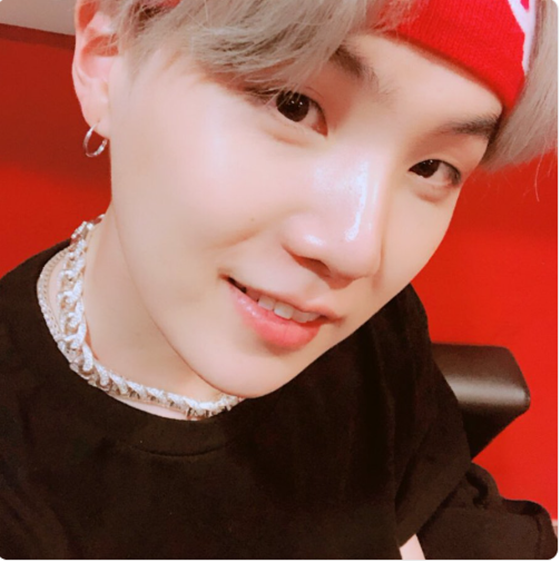 슈가./사진=방탄소년단 트위터