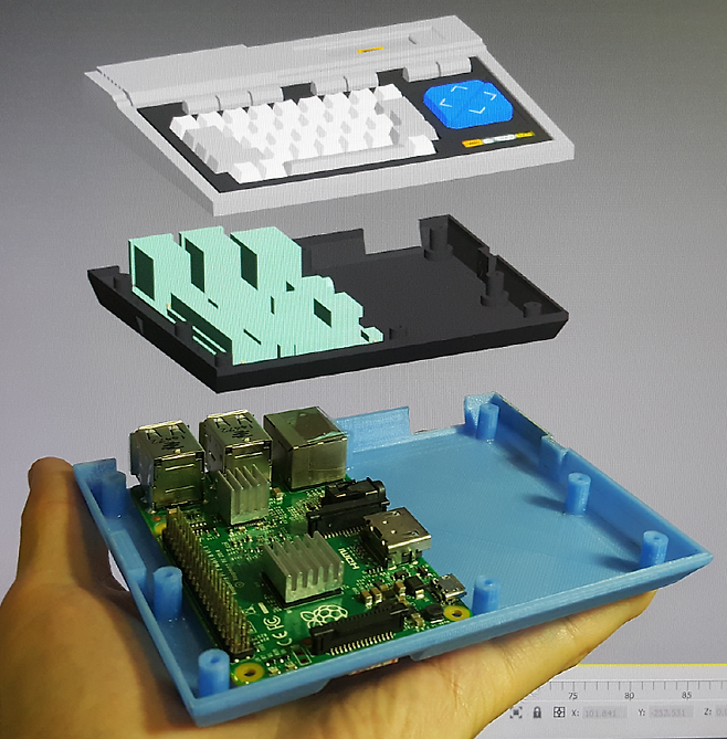 (3D 프린터로 하판을 출력한 모습) / 마피님 사진 제공