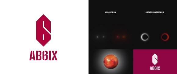 〈 왼쪽: AB6IX(에이비식스) 로고, 오른쪽: 모션로고 캡쳐 / 출처 : 브랜뉴뮤직 〉
