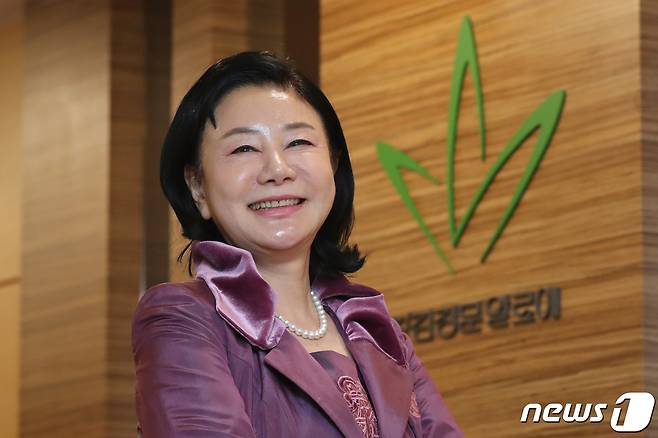 최연매 김정문 알로에 회장 2019.3.18/뉴스1 © News1 민경석 기자