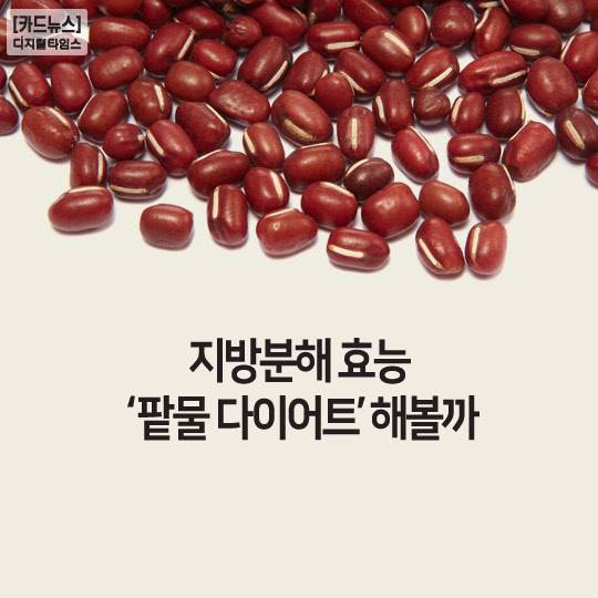[카드뉴스] 지방분해 효능 '팥물 다이어트' 해볼까