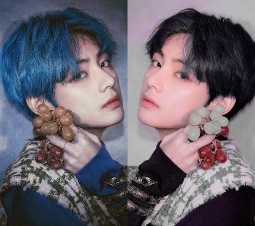 방탄소년단 뷔 콘셉트 포토 합성사진