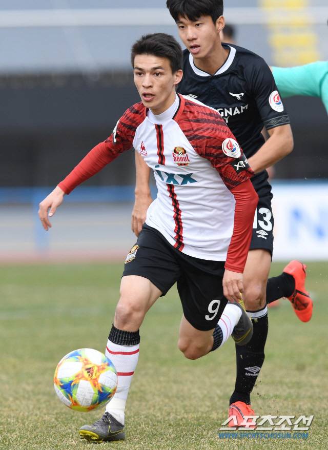 2019 프로축구 K리그1 성남FC와 FC서울의 경기가 10일 성남종합운동장에서 열렸다. 서울 FC 알리바예프 성남=최문영 기자 deer@sportschosun.com /2019.03.10/