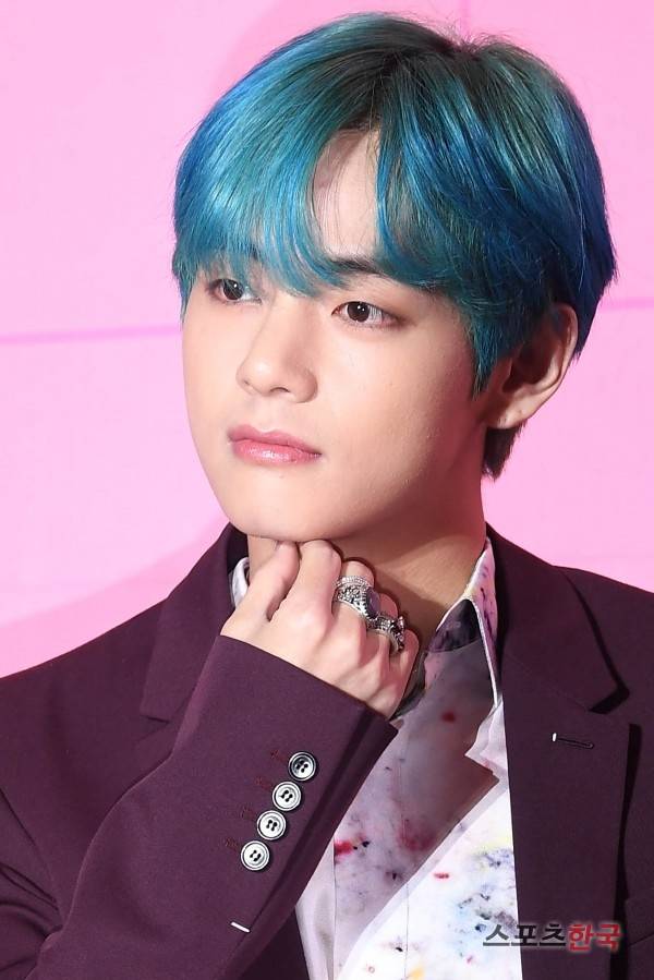 '맵 오브 더 소울: 페르소나'(Map of the soul: Persona) 발매 글로벌 기자간담회에 참석한 방탄소년단(BTS) 뷔.  사진=이혜영 기자 lhy@hankooki.com