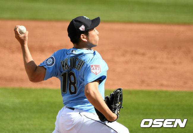 [OSEN=지형준 기자] 시애틀 기쿠치가 역투하고 있다. /jpnews@osen.co.kr