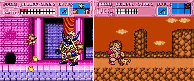 (주인공들 외에도 다양한 짐승형 인간 캐릭터들이 보스로 등장한다)