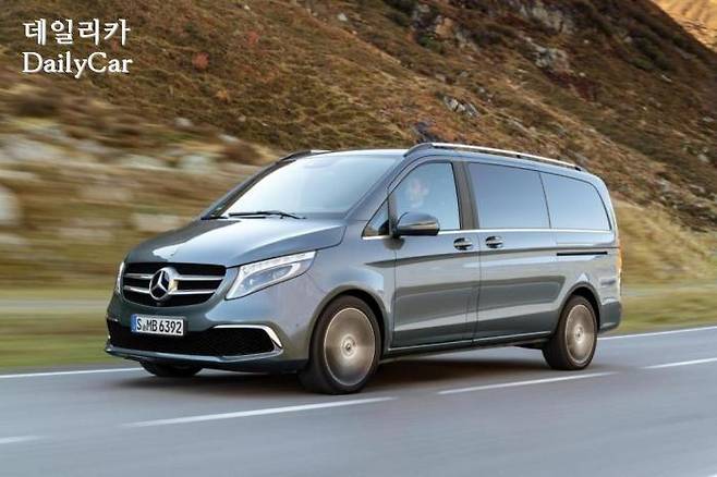 메르세데스-벤츠, 2019년형 V-클래스 페이스리프트 (출처 메르세데스)