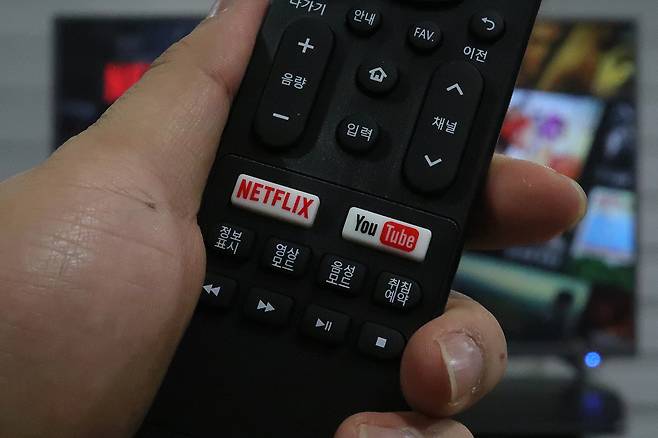 넷플릭스 지원 스마트TV 리모컨에는 넷플릭스 버튼이 따로 있다