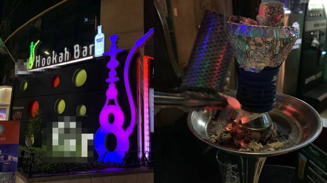 후카는 숯을 태우는 방식의 담배로 그 유해성이 검증되지 않았는데도 불구하고 대학가 등에서 꽤 오래 전부터 유행하고 있다. / 강신우 기자