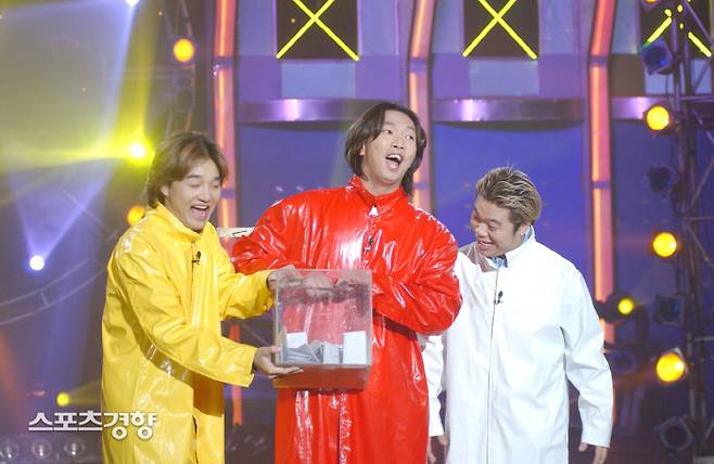 ‘갈갈이 삼형제’에 출연 중인 개그맨 이승환, 박준형. 정종철. 사진 KBS