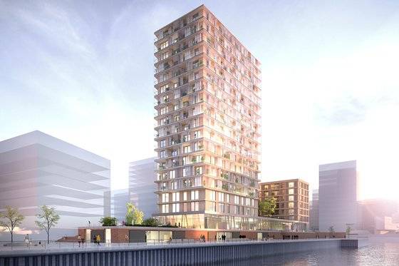 독일 함부르크 하펜시티의 '빌트슈피체' 프로젝트 조감도 [사진 스토머머피앤파트너스]