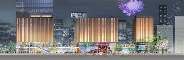 일본 도쿄 도시마구 이케부쿠로역 인근 도시마구청사가 있던 자리에 내년 초 33층짜리 세 개 동으로 이뤄진 복합문화공간 ‘하레자 이케부쿠로’가 들어설 예정이다. 도시마구 제공