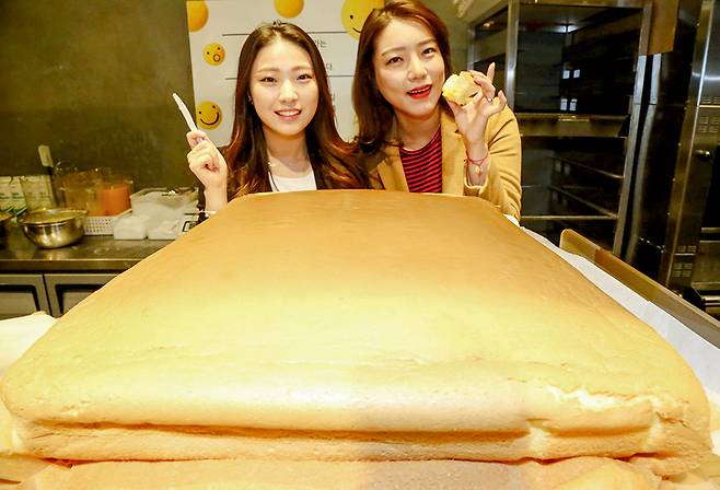 대왕카스테라. /사진제공=AK플라자