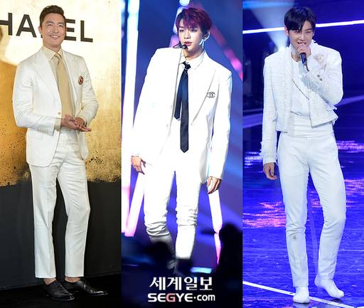 다니엘 헤니, 강다니엘, 차은우(사진 왼쪽부터)