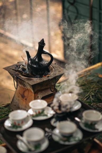 커피를 끓이는 주전자 제베나.