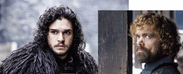 존 스노(왼쪽)와 티리온 라니스터. [사진 제공 · HBO]