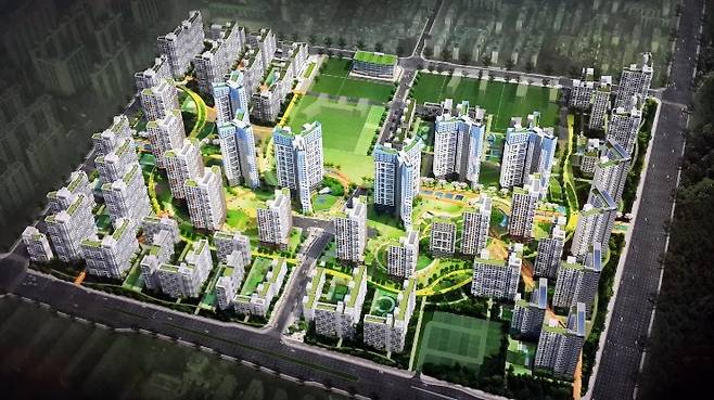 △개포주공1단지 재건축 조감도 [이미지 = 현대건설]