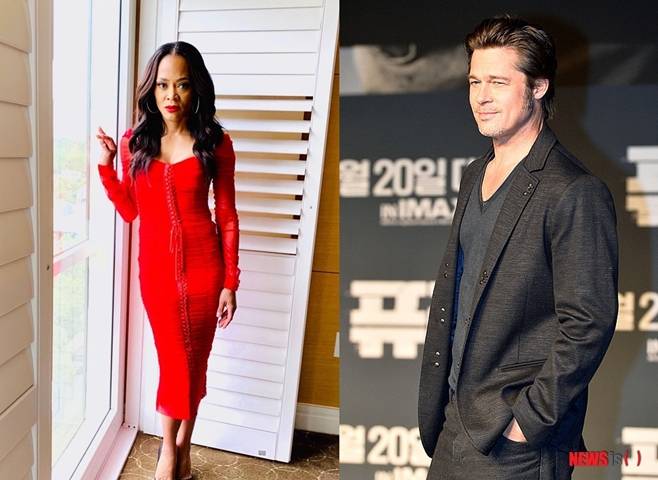 로빈 기븐스, 브래드 피트