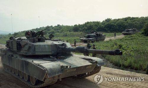 M1-A1(에이브럼스)전차 [연합뉴스 자료사진]