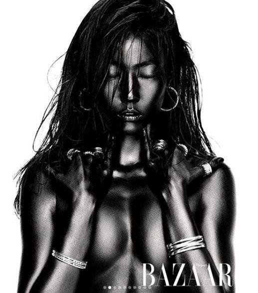 ▲ 출처ㅣ'하퍼스 바자', 한혜진 인스타그램