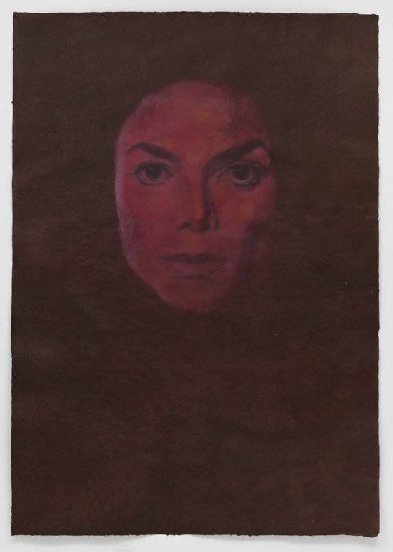 백효훈, ' 'MOONWORK-MOONWALK' , 장지에 혼합재료. [사진 갤러리도스]