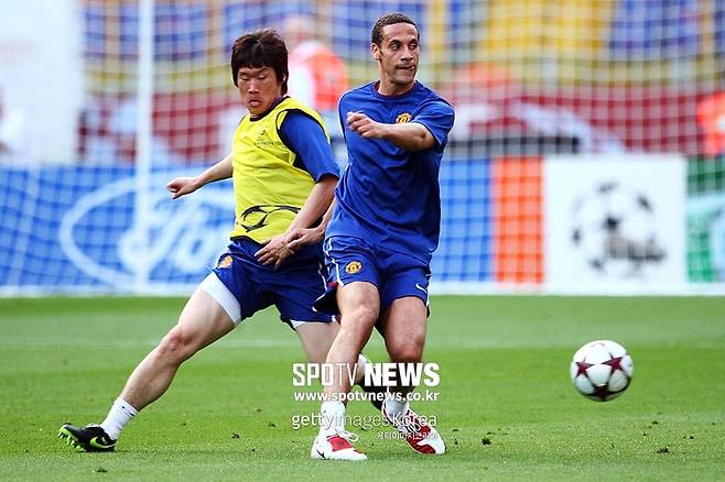 ▲ 박지성과 퍼디난드의 맨유 시절