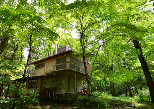 일본 나가노현 가루이자와의 짙은 숲속에 들어선 별장 ‘숲속의 집’. 일본 현대 건축계의 거장으로 꼽히는 요시무라 준조의 작품이다. 이곳이 소설 ‘여름은 오래 그곳에 남아’의 주 무대다.