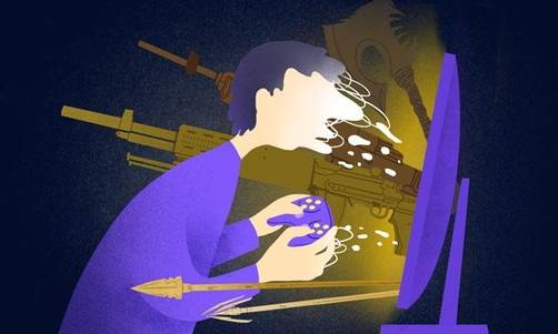 게임 중독. /일러스트 정다운