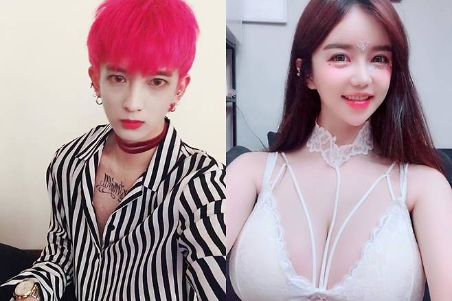 ▲ 우창범(왼쪽)과 BJ열매가 진실공방을 이어가는 가운데, '정준영 단톡방'이 거론돼 후폭풍이 거세다. 출처l우창범 SNS, BJ열매 SNS